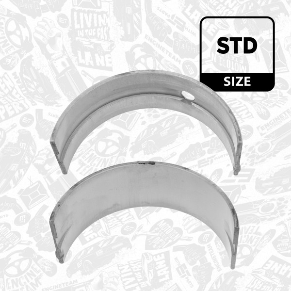 LH000700, Veivaksellager, Lož.hl.(HL) pár/zelená, ET ENGINETEAM, Astra HD 7/8, Iveco Stralis/Trakker/EuroTrakker F3BE0681/F3BE3681 1993+, 2996973, 2992138, 160115, 77882600, 845050