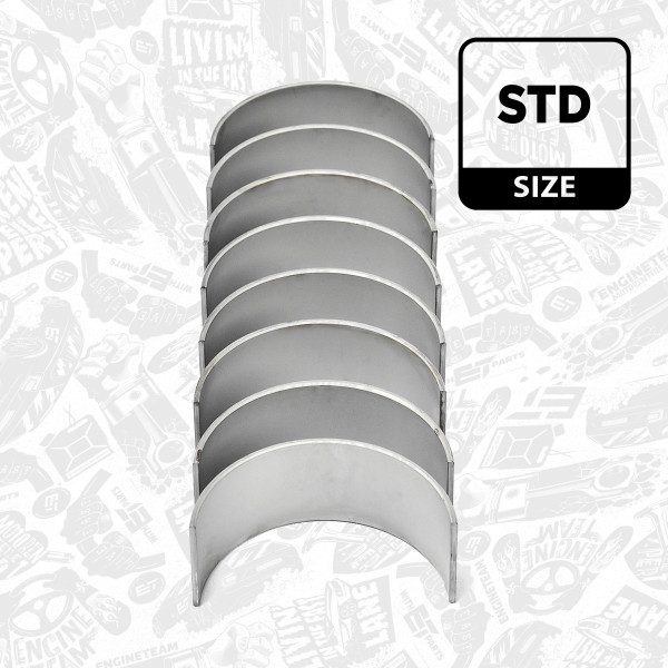 LP002800, Rådelagersett, Lož.ojn.(PL)set/Cyl.4, ET ENGINETEAM, Citroen Fiat Ford Peugeot 2,0/2,2D/HDi/TDCi 2000+, XS7Q6211BA, 1347408, 1096238, 014PS20577000, 37005600, 843740, AEB410543STD