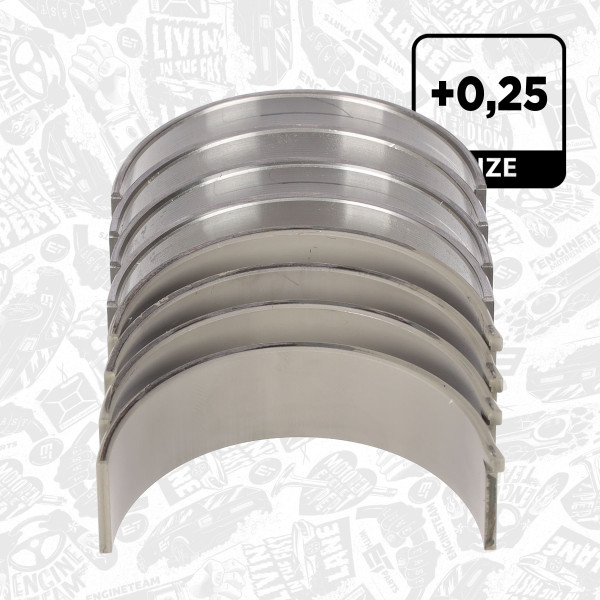 LP005125, Rådelagersett, Lož.ojn.(PL)set/Cyl.4, ET ENGINETEAM, Fiat Ducato Iveco Daily-VI 2,3D 2,3JTD F1AFL411* Euro5 Euro6