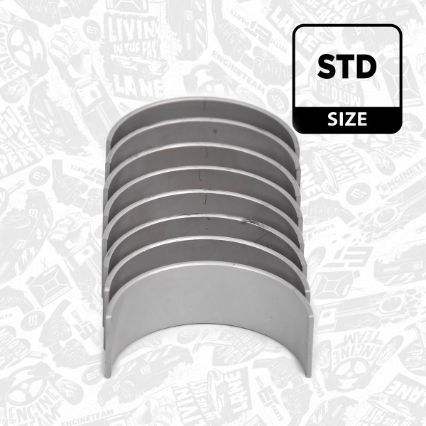 LP006100, Rådelagersett, Lož.ojn.(PL)set/Cyl.4/2,0 EcoBlue, ET ENGINETEAM, Ford Focus Galaxy Mondeo Ranger Kuga S-Max Tourneo Custom Transit 2,0D EcoBlue YLF5 YLF6 YLFS YMFS YNF6 YNFS YNR6  2016+, 37181600