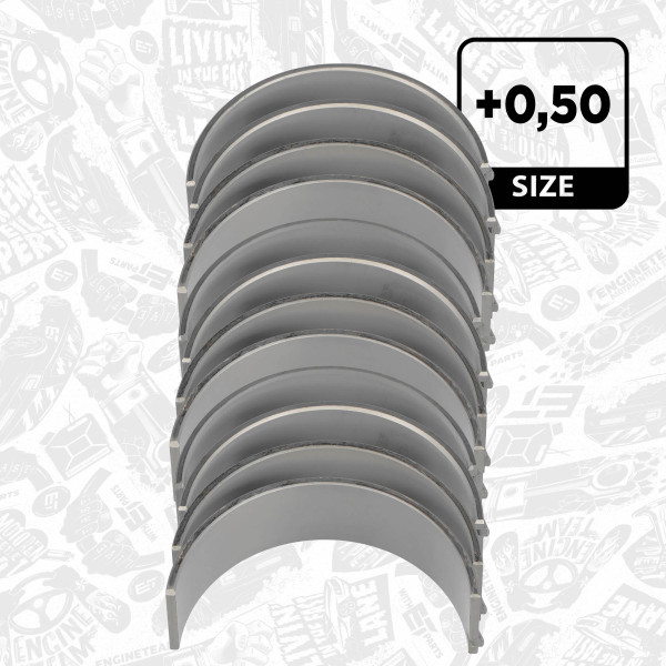 LP008250, Rådelagersett, Lož.ojn.(PL)set/Cyl.6 /N54 B30 A, ET ENGINETEAM, BMW 1 (F20) M 135 i 1 (F20) M 135 i xDrive 1 kupé (E82) 135 i 3 (E90) 335 i 3 (E90) 335 xi 3 Gran Turismo (F34) 335 i 3 kupé (E92) 335 xi 5 (F10) 535 i 5 Gran Turismo (F07) 535 i xDrive 6 kupé (F13) 640 i X6 (F16, F86) xDrive 35 i N54 B30 A 2006+