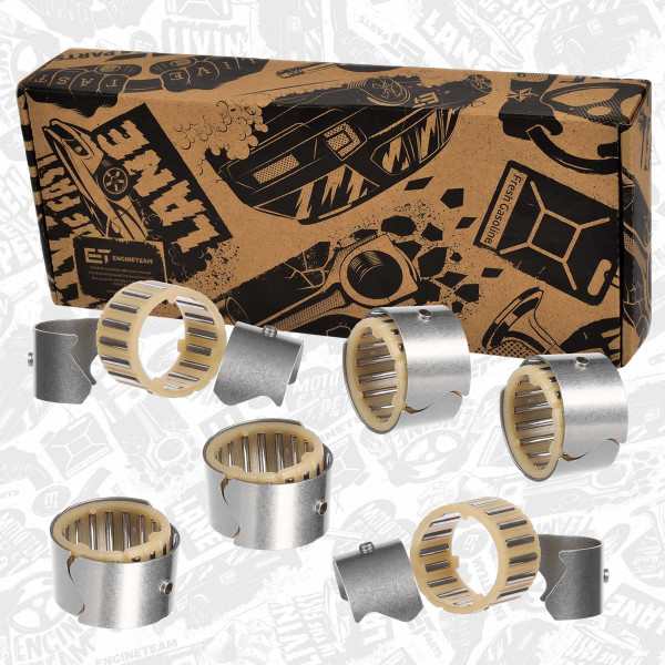 LV0008VR1, Kamaksellager, Lož.vačk.(NW-L)set/Cyl.6, ET ENGINETEAM, BMW 1 (F20) 135i 1 (F21) 135i 1 kupé (E82) 135 i 2 kupé (F22, F87) M 235 i 3 (E90) 335 i 3 (F30, F80) 335 i 3 Gran Turismo (F34) 335 i xDrive 3 Touring (F31) 335 i xDrive 4 Gran Coupe (F36) 435 i N55 B30 A 2008+, 11370150710, 11377500978, 11377615379