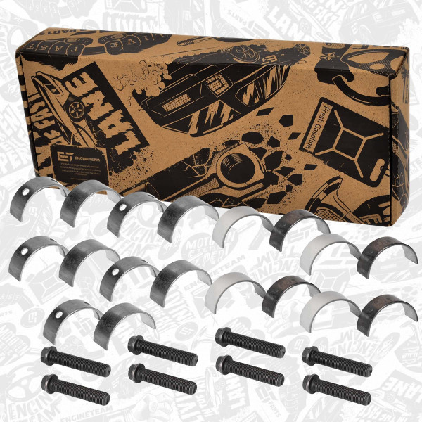 LX000400VR1, Monteringsverktøysett, veivakseltetningsring/føringslager, Ložiska sada/Cyl.4/1,5dCi, ET ENGINETEAM, Renault Dacia Nissan Duster Lodgy Logan Sandero Cube Kubistar Micra Note NV200 Qashqai Captur Clio Kangoo Grand Scénic Kadjar Kangoo Fluence Megane Modus Scénic Talisman  Thalia K9K 700 1,5 dCi, 8200019804, 8200019842, 8200019843, 8200019844, 8200149724, 8200164431, 8200164432, 8200164434, 8200859992, 8200859993, 8200859994, 8200859995, 8200859996, 8200859997, 8200859998, 8200859999, 7701475987, 93161488, 021HS20154000, 77839600, 021PS20515000, 77837600