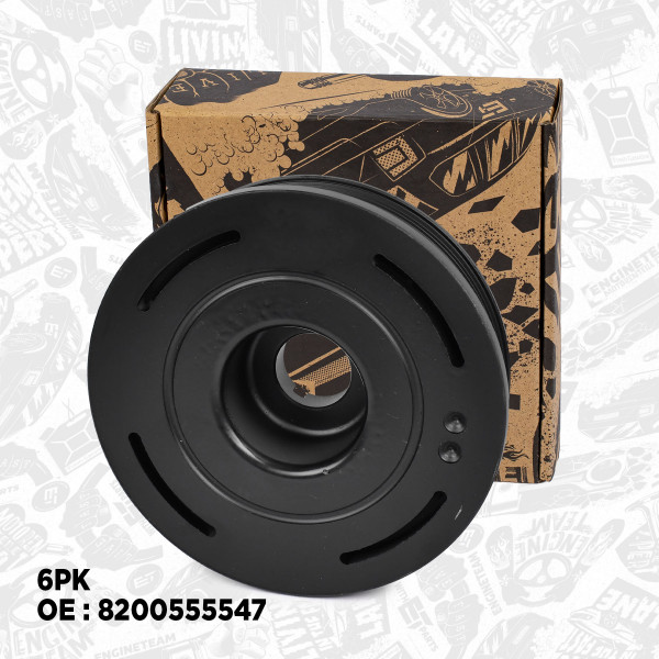 PC0004, Remskive, veivaksel, řemenice klik.hřídele 2,2/2,5D, ET ENGINETEAM, 1230300Q0K, 8200195546, 93198114, 1230300QAE, 8200051126, 93161428, 8200802664, 93160651, 8200664348, 9201412, 09201412, 8200555547, 8200468081, 93161444, 4433562, 8200213058, 4506031, 8200207436, 4430600, 4411109, 4401782, 4430728