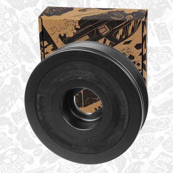 PC0010, Remskive, veivaksel, řemenice klik.hřídele 2,0DCi, ET ENGINETEAM, Nissan Primastar, Renault Laguna/Megane/Trafic 2,0dCi M9R 2005+, 8200767762, 8200361247