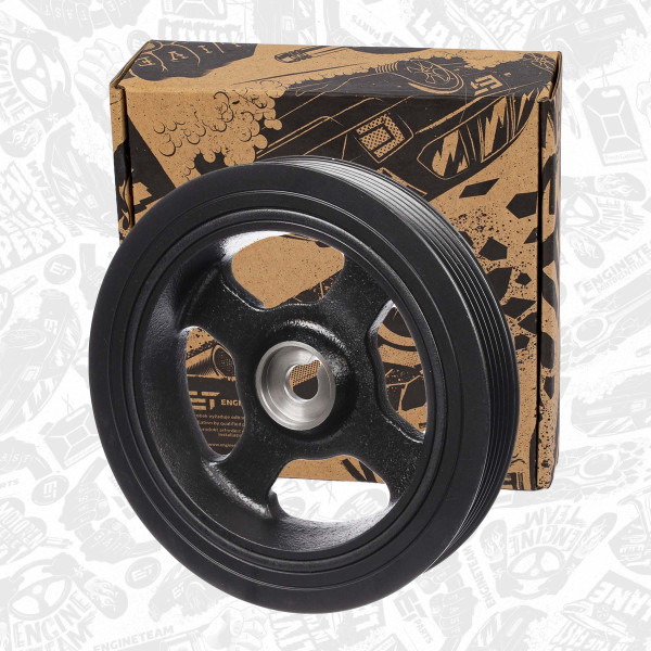 PC0016, Remskive, veivaksel, řemenice klik.hřídele 1,4i/1,6i, ET ENGINETEAM, Hyundai i20/i30, Kia Ceed/Rio 1,4/1,6 G4FA/G4FC 2010+, 231242B000, 23124-2B000, 231242B010, 23124-2B010