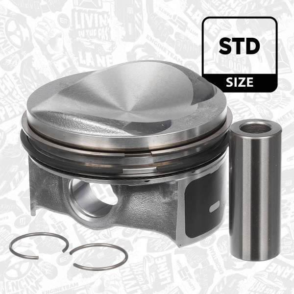 PM006000, Stempel, Píst komp.1,8TFSI 16V/čep 21,00mm, ET ENGINETEAM, Skoda Superb, VW Tiguan, Audi Seat 1,8TSi BYT BZB CEAA 2006+, 06H107065BK, 06H107099AE, 06H107065T, 06J107065AG, 40251600