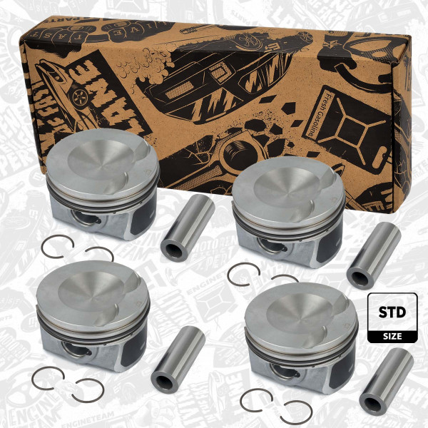 Plungersett - PM006300ETVR1 ET ENGINETEAM - 06H107065AB, 06H107099AM, 06H107065AM