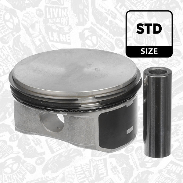 PM006700, Stempel, Píst komp., ET ENGINETEAM, Opel Meriva Vectra 1,8 16V X18XE Z18XE 2001+, 24455921, 55353395, 5623167, 562367, 5623219, 0120200, 852760, 99741601