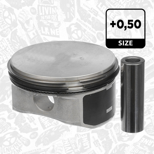 PM006750, Stempel, Píst komp., ET ENGINETEAM, Opel Meriva Vectra 1,8 16V X18XE Z18XE 2001+, 0120201, 852765, 99741610