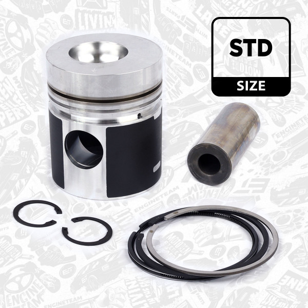 PM007900, Stempel, Píst komp.(3kr.)T Zetor, ET ENGINETEAM, píst komp. (3kr.)T Zetor 110,00, 110130B4F3RI1, 11019, 5951700, 89003912, 5951500, 93891601