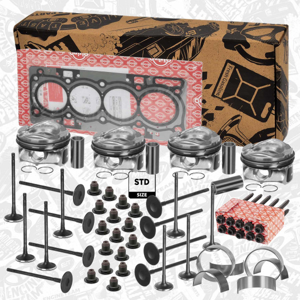 PM008400VR3, Plungersett, Píst komp. - repair kit 1,6i EcoBoost/trapéz,těs,šroub,ventil, ET ENGINETEAM, Ford C-Max Focus Grand C-Max Kuga , Mondeo Galaxy S-Max JQDA JTDA 1,6 EcoBoost 2011+, 1840289, CJ5Z6108A, CJ5Z-6108-A, 1765604, 1849263, BM5G-6051-AD, BM5G6051AD, 1800711, 1755220, 1800892, 1791865, BM5G-6571-CA