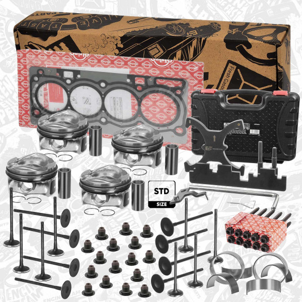 PM008400VR4, Plungersett, Píst komp. - repair kit 1,6i EcoBoost/trapéz,těs,šroub,ventil,nářadí, ET ENGINETEAM, Ford C-Max Focus Kuga Mondeo S-Max Grand C-Max JQDA JTDA 1,6 EcoBoost 2011+, 1840289, CJ5Z6108A, CJ5Z-6108-A, 1765604, 1849263, BM5G-6051-AD, BM5G6051AD, 1800711, 1755220, 1800892, 1791865, BM5G-6571-CA, 303-1097, 303-1552, 303-1059, 303-1550, 303-735, 303-748, 303-1054, 3031097, 3031552, 3031059, 3031550, 303735, 303748, 3031054