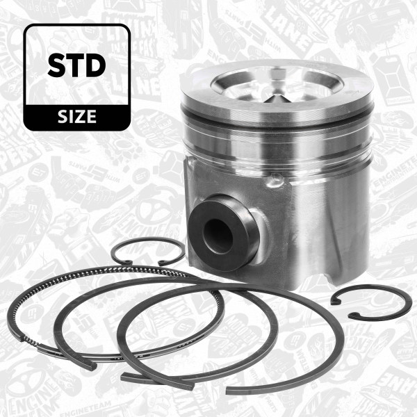 PM010300, Stempel, Píst komp.ISB 4.5/6.7/kom.60,99mm, ET ENGINETEAM, Cummins DAF CF/LF Ford Cargo VDL Citea PX5 PX7 ISB4.5 ISB6.7 CPL 279 1265 1283 1388 1489 1490 2583 2715 2786 2787 3059 3060 3065 3066 3067 3094 3095 3096 3098 3313 3315 3316 3335 3381 3389 3650 8230 8232 8233 8234 8347 Euro6 2013+, 1704036, 4376347, 1707319, 4938619, 4955365, 4955520, 41541600