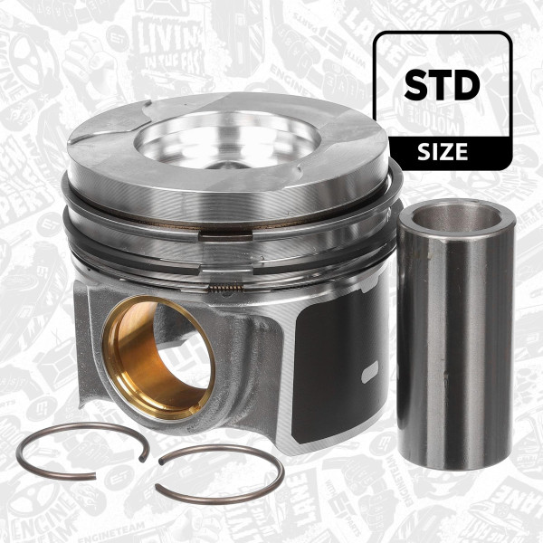 PM012000, Stempel, Píst komp.2,0D EcoBlue/kom.48,20mm, ET ENGINETEAM, Ford Transit Tourneo YLFS YMFS 2,0 EcoBlue 2016+, 2275738, GK2Q6006-HB, 2421440, RMGK2Q6006-HD, GK3Q-6006-EC, 87-452900-00