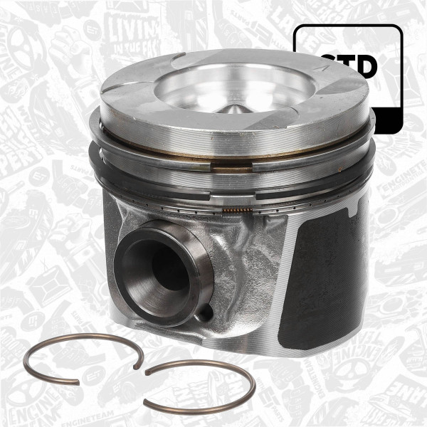 PM012100, Stempel, Píst komp.2,0dCi/kom.49,07mm, ET ENGINETEAM, Nissan Opel Reanult Primastar X-trail Vivaro Espace Laguna Trafic M9R 2,0dCi 2006+, 8200584249, 40262600, 856550, 87-422000-00
