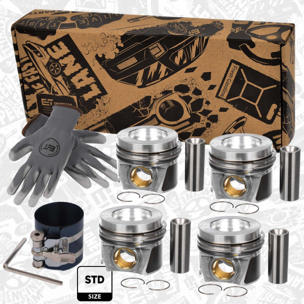 Plungersett - PM014300VR1 ET ENGINETEAM - 04L107065AL, 04L107065M, 04L107065S