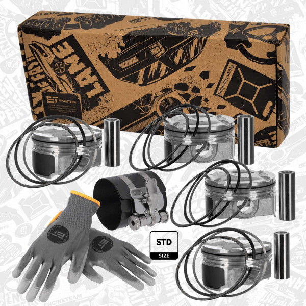 Plungersett - PM015700VR1 ET ENGINETEAM - 23041-2B600, 23041-2B620, 23041-2B610