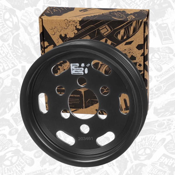 PP0002, Remskive, servopumpe, řemenice servoř.1,8i/2,0T, ET ENGINETEAM, 038145255A