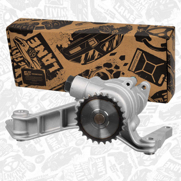 PU0093, Oljepumpe, Pumpa olej.2,5CRDi D4CB, ET ENGINETEAM, Kia Sorento, Hyundai H1 Porter 2,5CRDi D4CB 2008+, 26100-4A010, 26100-4A011, 261004A010, 261004A011, 26100-4A000, 26100-4A012, 261004A000, 261004A012, 7.06595.22.0