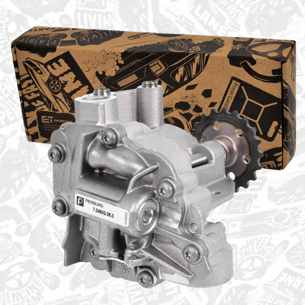 PU0125, Oljepumpe, Pumpa olej.1,6DCI/TDCi, ET ENGINETEAM, Mercedes-benz Nissan Opel Renault C 200 Qashqai Vivaro Fluence 1,6 DCi OM 626.951 R9M 2011+ , 150001650R, 15010-00Q2C, 4423038, 6261800001, 150003817R, 15010-00Q2F, 95517856, A6261800001, 148500, 7.04643.06.0