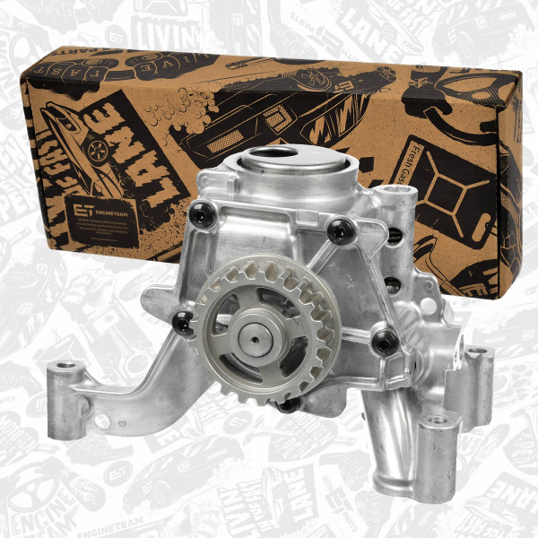 PU0143, Oljepumpe, Pumpa olej. 1,0 EcoBoost, ET ENGINETEAM, Ford B-Max C-Max Ecosport Fiesta Focus Grand C-Max Transit Courier Tourneo Courier M2GA M1DA 1,0 EcoBoost 2012+, 1762416, CM5G-6600-DC, 140023