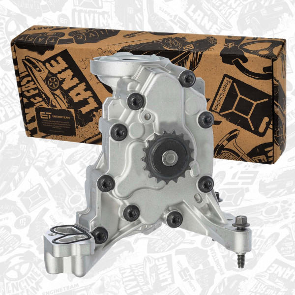 PU0145, Oljepumpe, Pumpa olej. 1,2 THP/Pueretech, ET ENGINETEAM, Citroen Opel Peugeot DS Berlingo C3 C4 Grand C4 Spacetourer Combo Astra Grandland Mokka Crossland 508 Rifter Partner 2008 208 1,2 THP/Puretech HNN (EB2ADTX) 2014+, 3639903, 9801943580, 9837408880