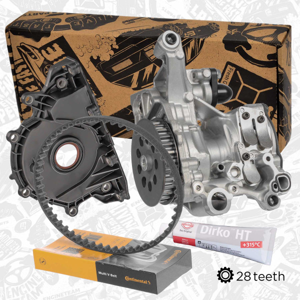 PU0178VR2, Oljepumpesett, Pumpa olej.2,0TDI Audi CNHA 2014+/s řemenem,těsněním, ET ENGINETEAM, Audi A4 A5 A6 Q5 2,0TDI Audi CNHA 2014+, 04L145208E, 04L145208J, 04L115264A, 04L103151A, D176501A1, 7.24808.36.0