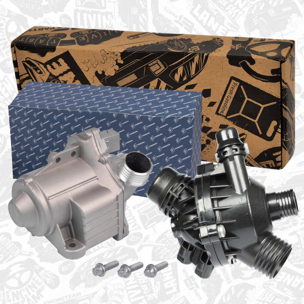 PW0014VR1, Vannpumpe, motorkjøling, Pumpa vodní el.topení+termostat ET+PG, ET ENGINETEAM, BMW 1 (E88)  3 (E90) 5 (F10) X5 (E70) Z4 (E89) N 54 B30 A 2006+, 11517563659, 11517568594, 11517588885, 11517632426, 11519455978, 7563659, 7568594, 7588885, 7632426, 9455978, 7544788, 11537544788, 7536655, 11537536655, 11537549476, 7549476