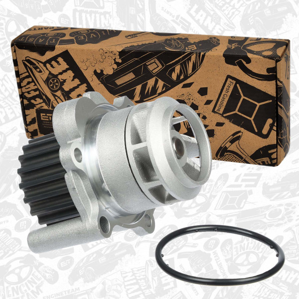 PW0015, Vannpumpe, motorkjøling, Pumpa vodní 1,9/2,0 TDI BUY, ET ENGINETEAM, Audi Seat Skoda VW Ford A2 A3 Galaxy Toledo Ibiza Arosa Cordoba Alhambra Altea XL Octavia Fabia Superb Roomster Transporter Golf Lupo Caddy AMF BLS BXE 1,9/2,0 TDI/TSI 2004+, 045121011F, 045121011FV, 045121011FX, 045121011H, 045121011HX, 1459215