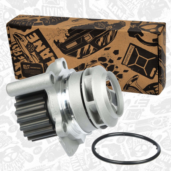 PW0016, Vannpumpe, motorkjøling, Pumpa vodní 1,9/2,0 TDI ASZ BKE, ET ENGINETEAM, Audi Seat Skoda VW A3 A4 A6 Toledo Altea XL Alhambra Superb Octavia Sharan Passat Gold Bora Touran 2,0/1,9 TDI ASZ BKE 2003+, 038121011G, 038121011GX, 038121011J, 038121011JX