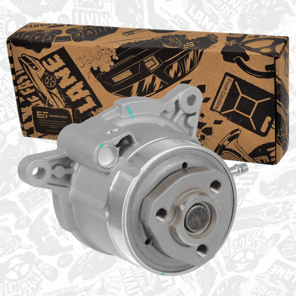 PW0030, Vannpumpe, motorkjøling, Pumpa vodní 1,2 TSI, ET ENGINETEAM, Audi Seat Škoda VW A1 A3 Toledo Altea XL Ibiza Leon Altea Roomster Rapid Octavia Yeti Fabia Touran Jetta Golf Caddy Beetle 1,2 TSI CBZA 2010+, 03F121004A, 03F121004B, 03F121004D, 03F121004E, 03F121004EV, 03F121004EX, 03F121004F, 03F121005