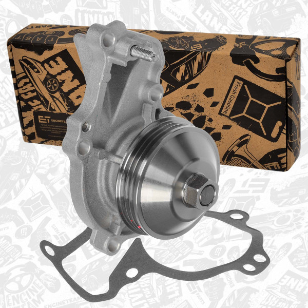 PW0033, Vannpumpe, motorkjøling, Vodní čerpadlo, chlazení motoru 1,2 VVT-i/PureTech, ET ENGINETEAM, Citroen Peugeot DS Fiat Opel Toyota Berlingo C3 AIRCROSS C4 Cactus C4 C4 Picasso C4 Spacetourer C5 DS3 Grand C4 SpaceTourer Doblo Mokka Crossland Corsa Combo Astra Rifter Partner 508 5008 2008 Proace City 1,2 VVT-i/PureTech 2015+, 9803094380, 9846882380, SU001-A9350, SU001-B4395