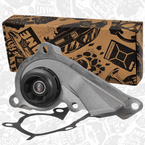 PW0034, Vannpumpe, motorkjøling, Vodní čerpadlo, chlazení motoru 1,3 Tce, ET ENGINETEAM, Renault Dacia Mercedes-Benz Nissan Captur Clio Megane Kadjar Megane Scénic Talisman Qashqai X-Trail GLB GLA B-Class A-Class CLA Lodgy Duster Dokker H5H 450 1,3 Tce 2018+, 11060-00Q2B, 210109334R, 2822000600, A2822000600