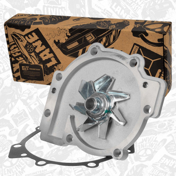 PW0044, Vannpumpe, motorkjøling, Vodní čerpadlo, chlazení motoru 2,4 D, ET ENGINETEAM, Volvo V40 C70 C30 S80 S60 V50 XC70 XC60 2,4 D 2011+, 274216, 30751022, 31293177, 31293668, 31293979, 8694629, 8694630