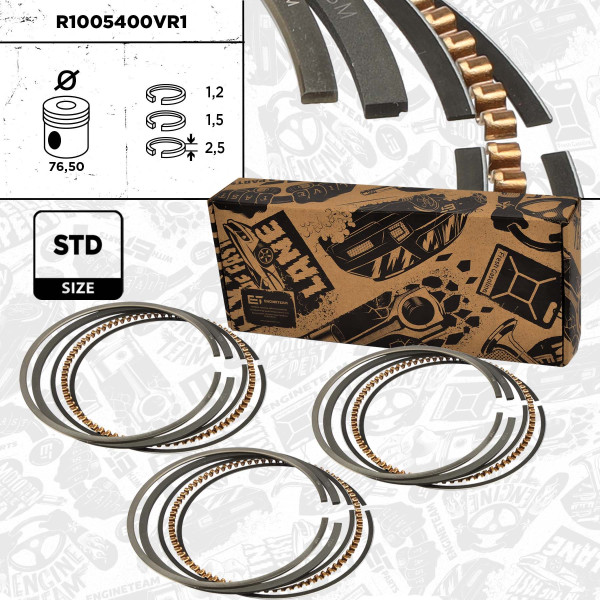 Stempelringsett - R1005400VR1 ET ENGINETEAM - 030107311M, 03071N0, 08-116100-00