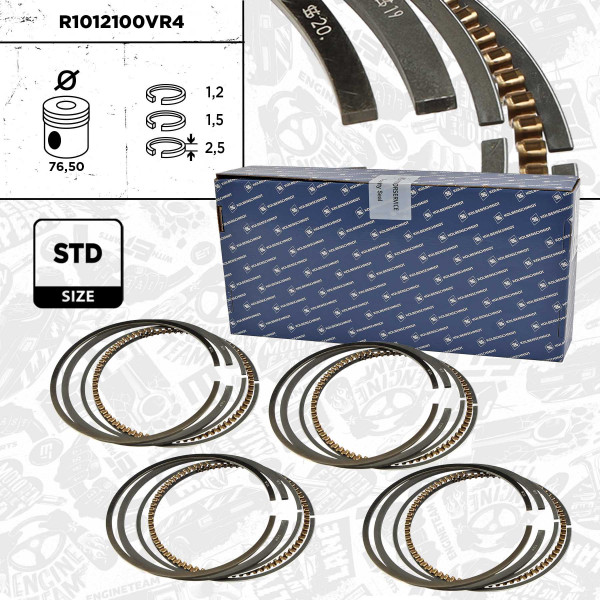 R1012100VR4, Stempelringsett, Sada píst.kr.(4) - repair kit 1,2, ET ENGINETEAM, Seat VW Leon Toledo Polo Lupo Golf Bora ANM BCB AKQ 1,4 2000+
, 030198151E, 03061N0, 08-116100-00, 800054110000