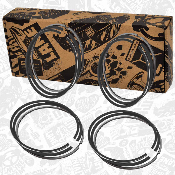 R4002100, Stempelringsett, Sada píst.kr.(4) (1,75-1,75-2), ET ENGINETEAM, BMW MINI 1 3 4 5 Roadster Paceman Countryman Cooper D N47 C20 A 2011+, 11257807289, 11257812636