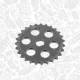 Tannhjul, oljepumpe - RG0039 ET ENGINETEAM - 11418600425, 8600425, 49524