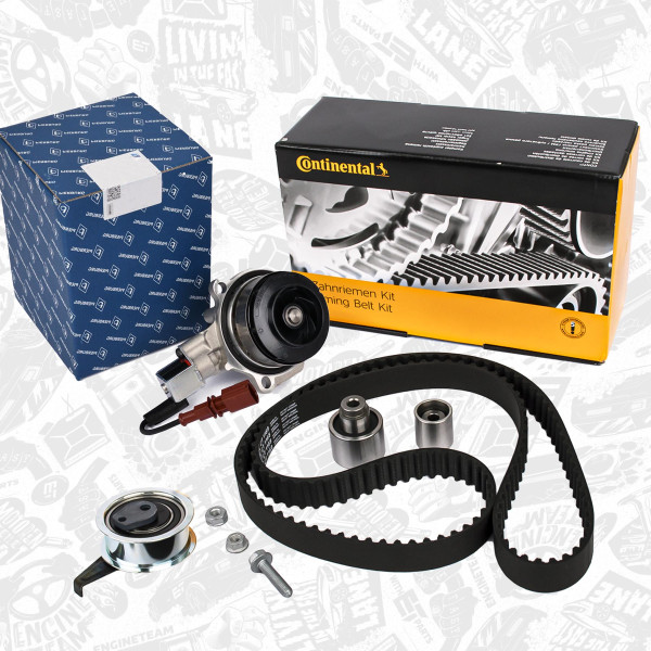 RM0016, Vannpumpe & registerreim sett, řemen rozvod.sada+vod. pumpa 2,0 TDI, ET ENGINETEAM, Audi  Seat Skoda VW A3 A4 Q2 Q5 Alhambra Ateca Kodiaq Octavia Yeti Caddy Golf CKFB CUNA 2,0 TDI 2012+, 03L198119G, 530065010, 04L198119A, 04L121011, 04L121011E, 04L121011EX, 04L121011LX, 04L121011N, 04L121011NX, 04L121011P, 04L121011PX, 04L121011X, 04L121011L, 04L198119K, 7.10942.00.0, CT1168K1