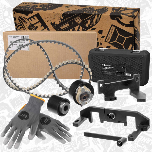 RM0026VR1, Registerreim sett, Sada řemene rozvod.1,2 THP/PureTech 118 zubů + nářadí, ET ENGINETEAM, Citroën DS Peugeot Toyota C-Elysee C3 AirCross C3 C4 Cactus Grand C4 Spacetourer 208 3008 301 5008 Aygo ZMZ (EB0) 1,0/1,2 THP/PureTech 2014+, 0109-2A, 9835032380, 01092A, 9807527380, 0109-2B, 9800239680, 01092B, 9688815780, 1654516080, 1654514680, 1654512780, 1654512680, 1629080180, 1623231680, 1623068180, 1613189280, 1611510180, 1610872480, 1610870580, 1608888180, 1608887680, 1608887580, 1608684280