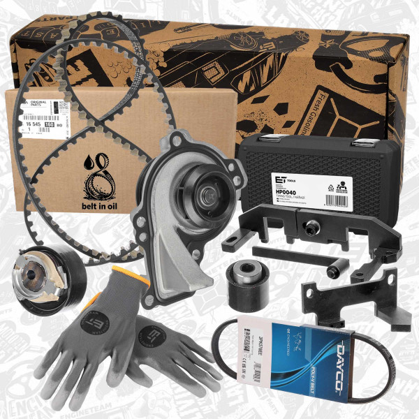 Vannpumpe & registerreim sett - RM0026VR2 ET ENGINETEAM - 1608684280, 3639521, 9835032380