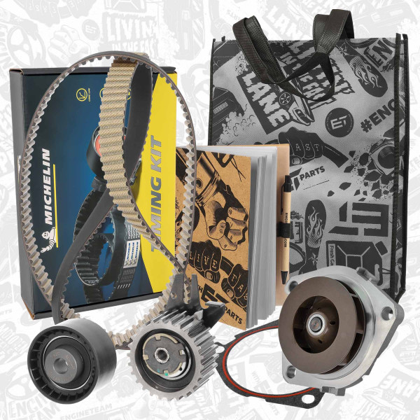 RM0035VR1, Vannpumpe & registerreim sett, řemen rozvod.sada 1,9/2,0 JTDM/CDTi /vod.pumpa, ET ENGINETEAM, Opel Fiat Alfa Romeo Vauxhall 147 156 Sportwagon 159 Guilieta Bravo Croma Ducato Freemont Grande Punto Stilo Astra Insignia Vectra Zafira Z 19 DTJ 2012+, 12761-79J80, 1334147, 55183528, 6606029, K68093239AA, 1334153, 1606434, 71754559, K68093239AAS1, 1334242, 71754560, K68219772AA, 1334284, 71754563, K68232925AA, 46804051, 68219772AA, 71773282, 55209993, 68219772AAS1, 71773315, 55268918, 68232925AA, 71773319, 55269148, 68416467AA, 55488983, 68416467AAS1, 55568637, 93179114