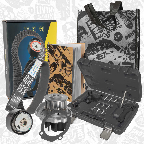 RM0036VR2, Vannpumpe & registerreim sett, řemen rozvod.sada 1,2/1,4 /pumpa,nářadí, ET ENGINETEAM, Fiat Abarth Alfa Romeo Mito Guilietta Punto Evo 1,4 MultiAir 955 A2.000 2012+, 0071773283, 1334190, 46403659, 46520401, 68095271AA, 9S518501A1A, 55184081, 71736717, 71773283, 9S518501CA, 55198547, 9S518501CB, 1535462, 1860987000, 55204538, 1535466, 2000004500, 55221397, 1581511, 2000034400, 55268277, 2006487, 55271994, 55284051, 6000100222, 6001073348, 71777350, 71778290, 6000629051