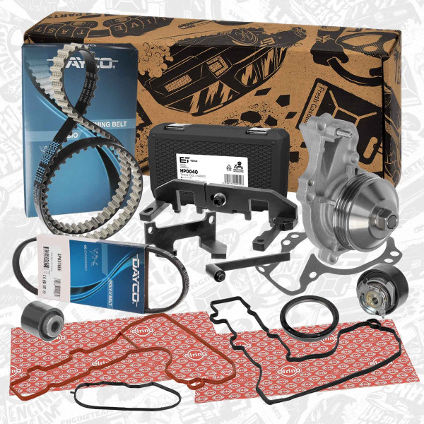 Vannpumpe & registerreim sett - RM0043VR3 ET ENGINETEAM - 9803094380, 9835304280, 9846882380