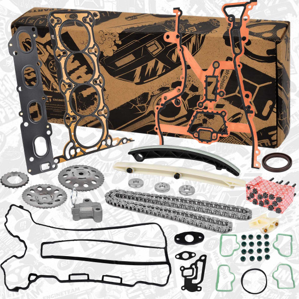 RS0008VR4, Registerkjedesett, Sada rozvodů 1,2/1,4 16V /s těsněním, sada šroubů, ET ENGINETEAM, Opel Astra Corsa 1,0/1,2/1,4i Z 12 XEP Z 14 XEP 2006+ , 11140-84E50, 1606278, 1114084E50, 93182932, 6606023, 6606022, 6606027, 5636360, 90529570, 55562234, 0637241, 5636457, 636376, 0634378, 55352909, 90531863, 9157739, 5636966, 0636807, 55353999, 90531861, 5636248, 0636821, 5636964, 636821, 55353998, 90572153, 55595005, 55353997, 5636965