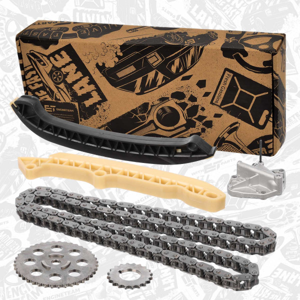 RS0017, Registerkjedesett, Sada rozvodů 1,2i 6V, ET ENGINETEAM, Skoda VW Seat 1,2i 2001+, 03D109229, 03E109507, 03E109507N, 03D109469C, 03D109509L, 03D105209E, 03D109571L, 03D109571K, 03D109571G, 383360