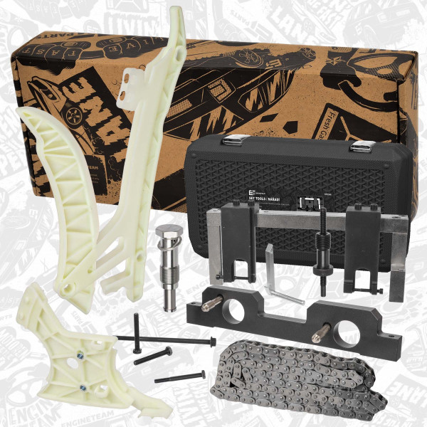 RS0098VR1, Registerkjedesett, Sada rozvodů N20/N26 /vč.nářadím, ET ENGINETEAM, BMW 1 (F20 F21) BMW 2 (F22 F87 F23) BMW 3 (F30 F80 F31) BMW 4 (F32 F82 F83) BMW 5 (F10 F11) BMW X1 (E84) BMW X3 (F25) N20 2011+, 11317584084, 11317516074, 11318648732, 11317567680, 11311439851, 11317592850, 11317516079, 11317584651, 11317621099, 11317592877, 11317621097, 11318685091, 2219548, 2212830, 2212831, 119340