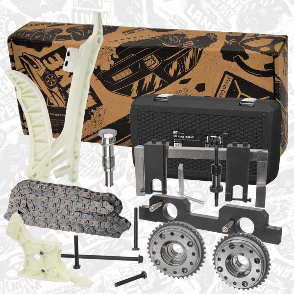 RS0099VR1, Registerkjedesett, Sada rozvodů N20/N26/vč.VVT (2x), nářadí, ET ENGINETEAM, BMW 1 (F20 F21) BMW 2 (F22 F87 F23) BMW 3 (F30 F80 F31) BMW 4 (F32 F82 F83) BMW 5 (F10 F11) BMW X1 (E84) BMW X3 (F25) N20 2011+, 11317584084, 11317516074, 11318648732, 11317567680, 11311439851, 11317592850, 11317516079, 11317584651, 11317621099, 11317592877, 11317621097, 11317603944, 11367583818, 11367583819, 119340, 2219548, 2212830, 2212831