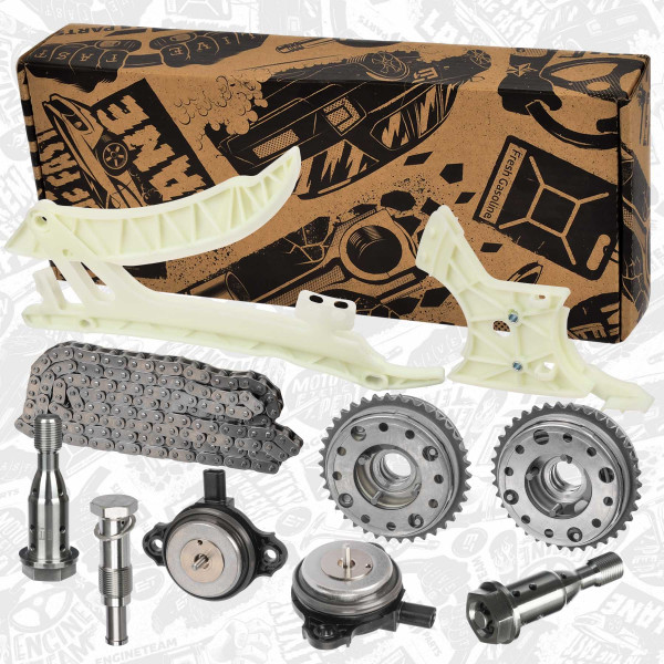 RS0099VR2, Registerkjedesett, Sada rozvodů N20/N26/vč.VVT (2x),kon.ventil., ET ENGINETEAM, BMW 1 (F20 F21) BMW 2 (F22 F87 F23) BMW 3 (F30 F80 F31) BMW 4 (F32 F82 F83) BMW 5 (F10 F11) BMW X1 (E84) BMW X3 (F25) N20 2011+, 11317584084, 11317516074, 11318648732, 11317567680, 11311439851, 11317592850, 11317516079, 11317584651, 11317621099, 11317592877, 11317621097, 11317603944, 11367583818, 11367583819, 11318685091, 11367593719, 7593719, 11367583820